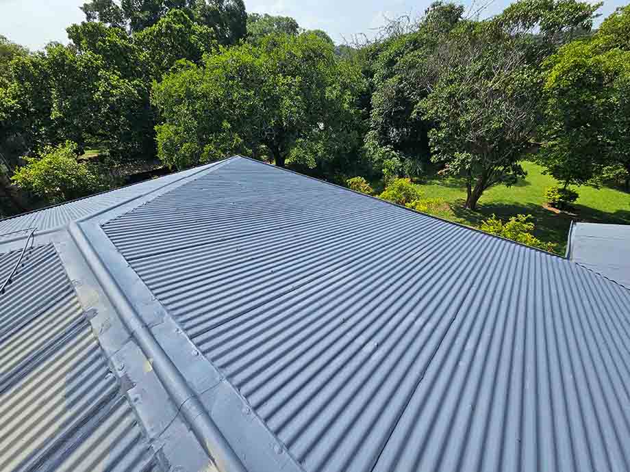 Roof fastener replacement and general safety inspection